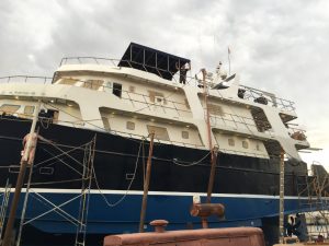 Rocio del Mar being built