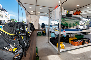 Camera Table and Dive deck