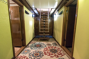 Hallway to staterooms