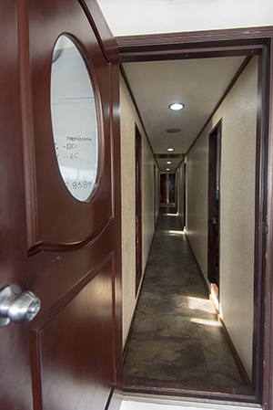 Hallway to staterooms